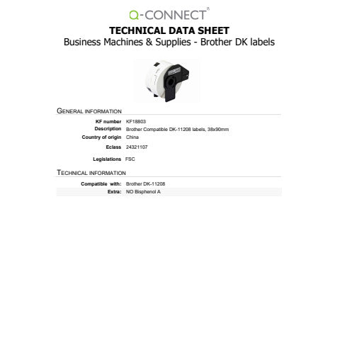 q-connect-nastro-compatibile-brother-dk-11208-carta-bianca-38x90-mm-rotolo-400-etichette-kf18803