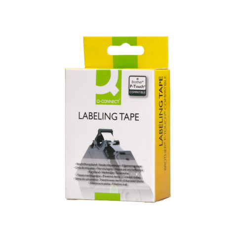 q-connect-nastro-compatibile-brother-tze-131-12-mm-x-8-m-nero-trasparente-kf18864