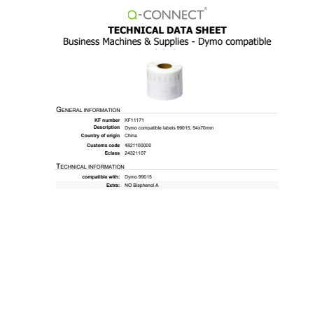 q-connect-nastro-compatibile-etichettatrici-dymo-labelwriter-large-54x70-mm-rotolo-320-et-kf11171