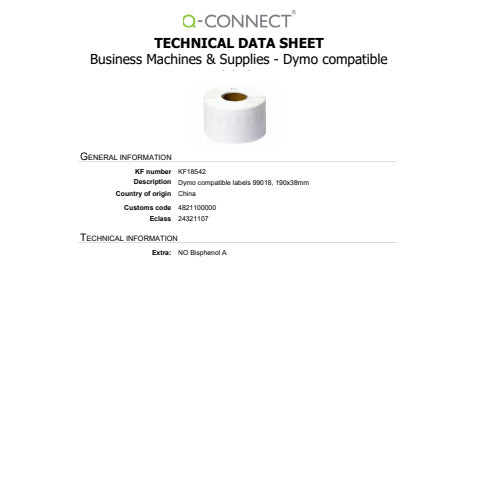 q-connect-nastro-compatibile-etichettatrici-dymo-registratori-190x38-mm-rotolo-110-et-kf18542