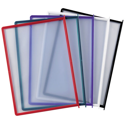 q-connect-pannello-leggio-tavolo-quickfind-rosso-conf-10-pezzi-kf04258