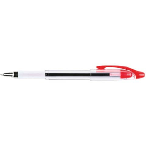 q-connect-penna-sfera-delta-punta-0-7-mm-rosso-kf00377