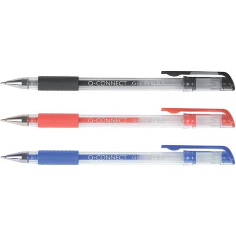 q-connect-penna-sfera-inchiostro-gel-cappuccio-0-35-mm-blu-conf-10-kf21717