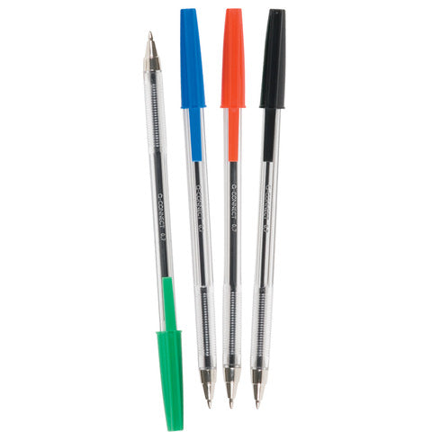 q-connect-penna-sfera-tratto-m-rosso-conf-20-pezzi-kf34044