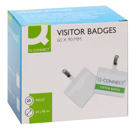 q-connect-portabadge-plastica-90x60-mm-clip-visitor-badge-apertura-superiore-conf-25-kf01560