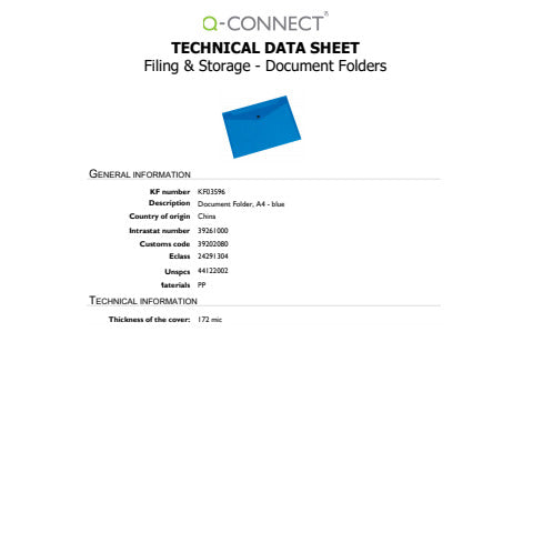 q-connect-portadocumenti-bottone-a4-ppl-blu-kf03596