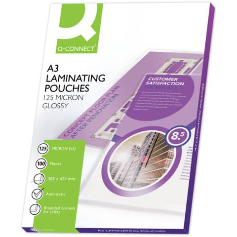 q-connect-pouches-plastificatrici-2x125-m-finitura-lucida-a3-conf-100-pezzi-kf04124