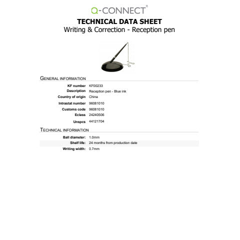 q-connect-stiloforo-nero-kf00233