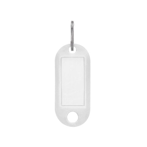 q-connect-targhetta-portachiavi-standard-plastica-5x2-2-cm-bianco-confezione-10-pezzi-kf10874