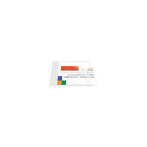 q-connect-tasche-adesive-portabiglietti-ppl-60x95-mm-trasparente-apertura-lato-corto-conf-10-kf27038