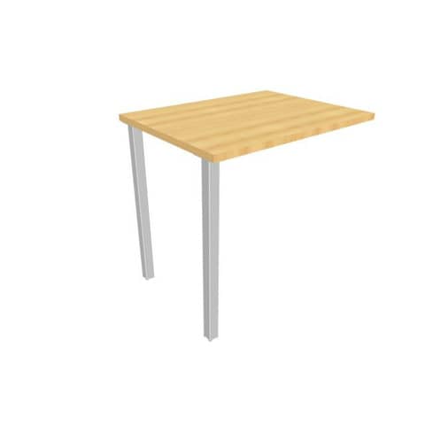 quadrifoglio-dattilo-scrivania-sospeso-piano-faggio-80x60xh-75-cm-gamba-sez-quadrata-acciaio-argento-practika-ecdm080-fa-a