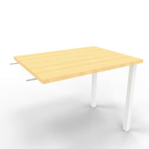 quadrifoglio-dattilo-scrivania-sospeso-piano-faggio-80x60xh-75-cm-gamba-sez-quadrata-acciaio-bianco-practika-ecdm080-fa-i