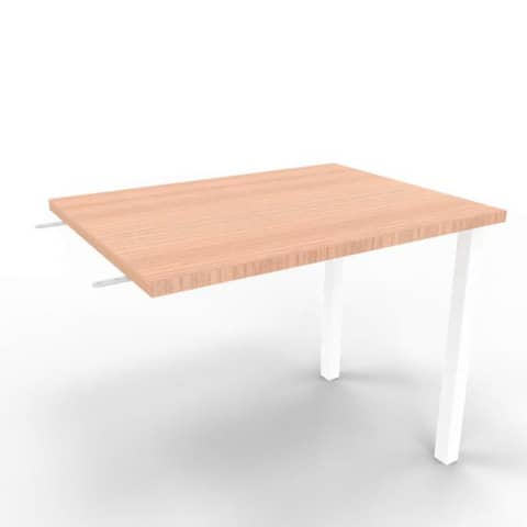 quadrifoglio-dattilo-scrivania-sospeso-piano-noce-canaletto-80x60xh-75-cm-gamba-sezione-quadrata-acciaio-bianco-practika