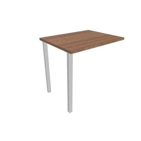 quadrifoglio-dattilo-scrivania-sospeso-piano-noce-canaletto-80x60xh-75-cm-gamba-sezione-quadrata-inacciaio-argento-practika