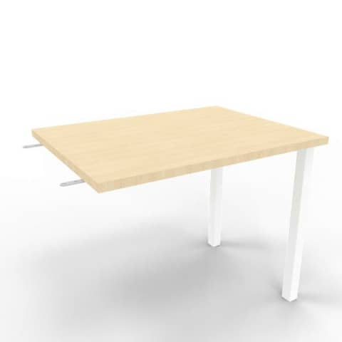 quadrifoglio-dattilo-scrivania-sospeso-piano-rovere-80x60xh-75-cm-gamba-sez-quadrata-acciaio-bianco-practika-ecdm080-rk-i