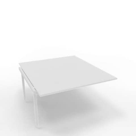 quadrifoglio-postazione-aggiuntiva-bench-piano-bianco-140x160xh-75-cm-gamba-ponte-acciaio-bianco-practika-p3-ecbic14-ba-i