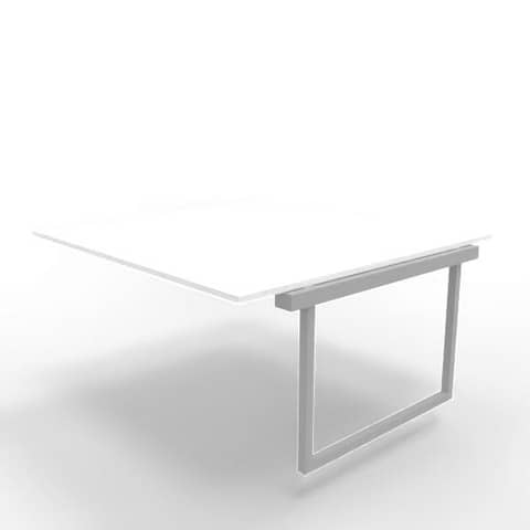 quadrifoglio-postazione-aggiuntiva-bench-piano-bianco-160x160xh-75-cm-gamba-anello-acciaio-argento-practika-p2-ecbia16-ba-a