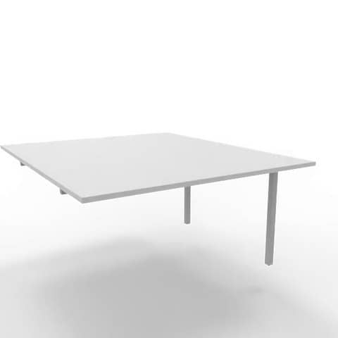 quadrifoglio-postazione-aggiuntiva-bench-piano-grigio-140x160xh-75-cm-gamba-ponte-acciaio-argento-practika-p3-ecbic14-gr-a