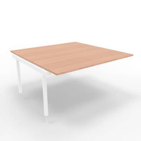 quadrifoglio-postazione-aggiuntiva-bench-piano-noce-160x160xh-75-cm-gamba-ponte-acciaio-bianco-practika-p3-ecbic16-no-i