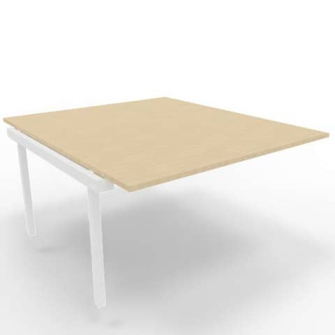quadrifoglio-postazione-aggiuntiva-bench-piano-rovere-140x160xh-75-cm-gamba-ponte-acciaio-bianco-practika-p3-ecbic14-rk-i