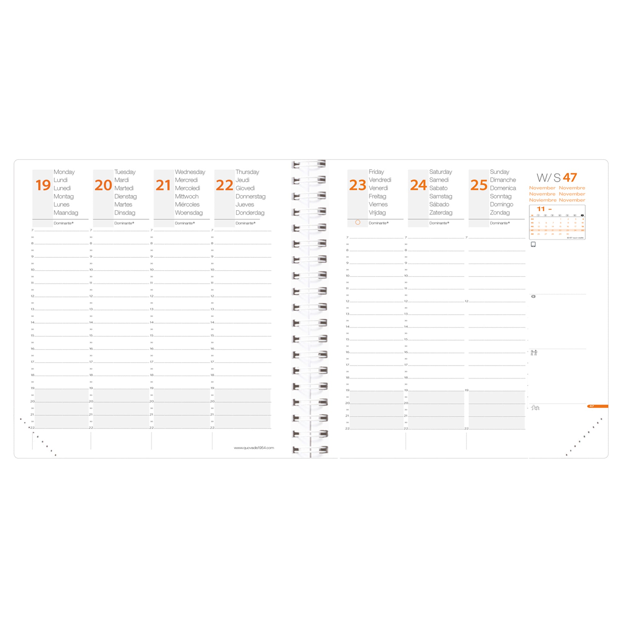 quo-vadis-agenda-settimanale-timelife-16x16cm-rosa-cangiante-2026-quo-vadis