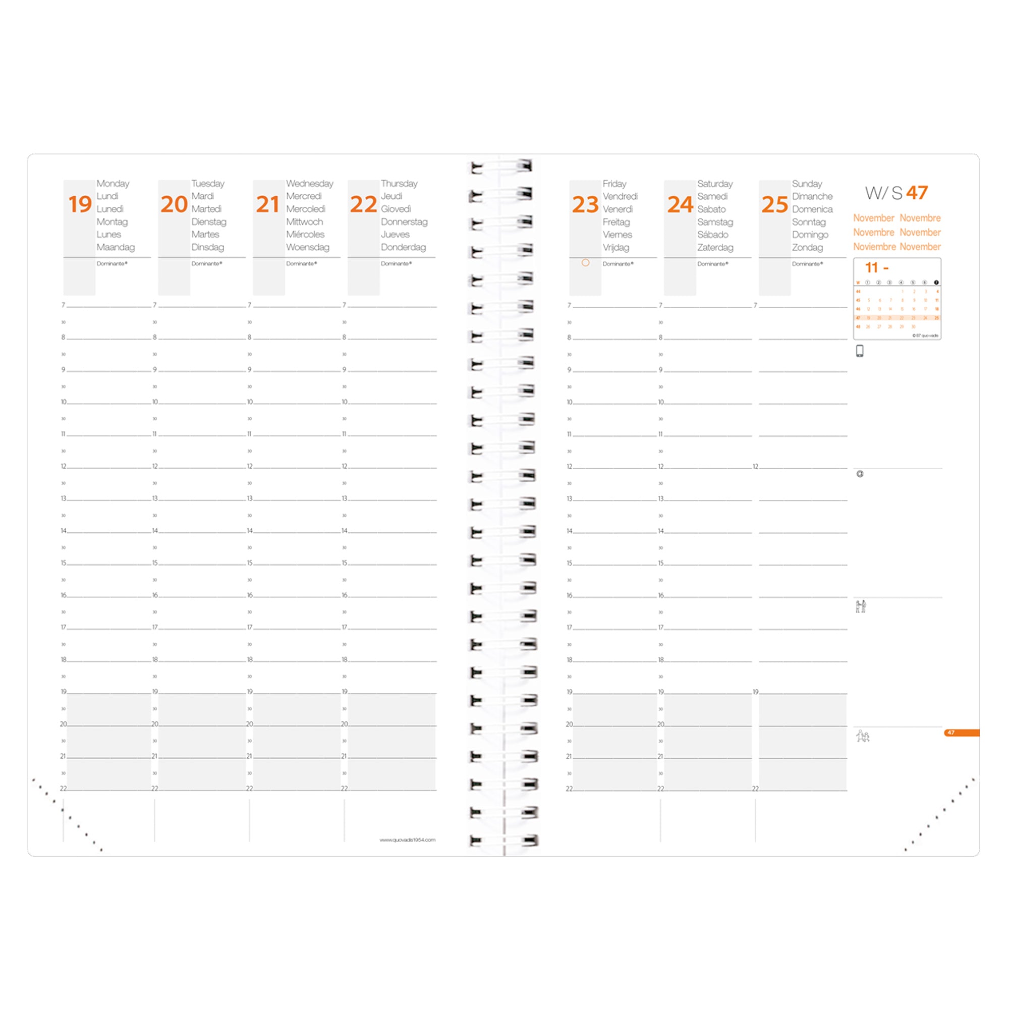 quo-vadis-agenda-settimanale-timelife-pocket-10x15cm-rosa-cangiante-2026-quo-vadis