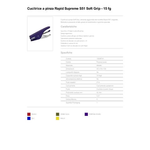 rapid-cucitrice-pinza-s51-soft-grip-viola