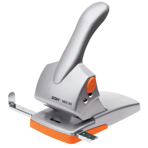 rapid-perforatore-2-fori-passo-8-max-65fg-hdc65-grigio-arancio