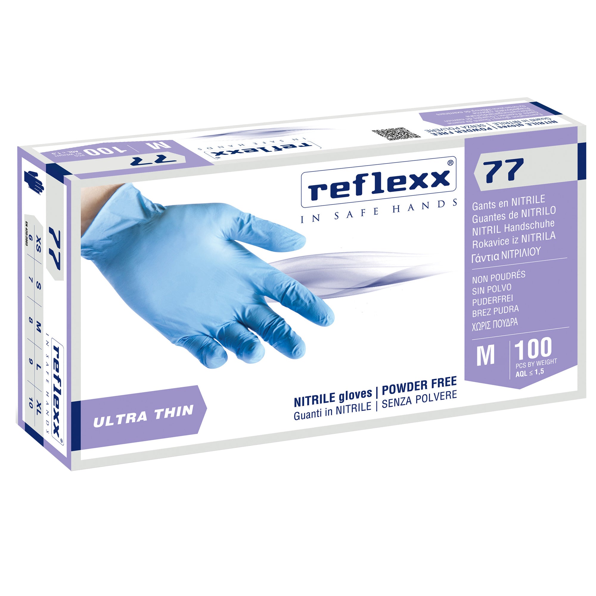 reflexx-conf-100-guanti-nitrile-r77100-taglia-m-azzurri