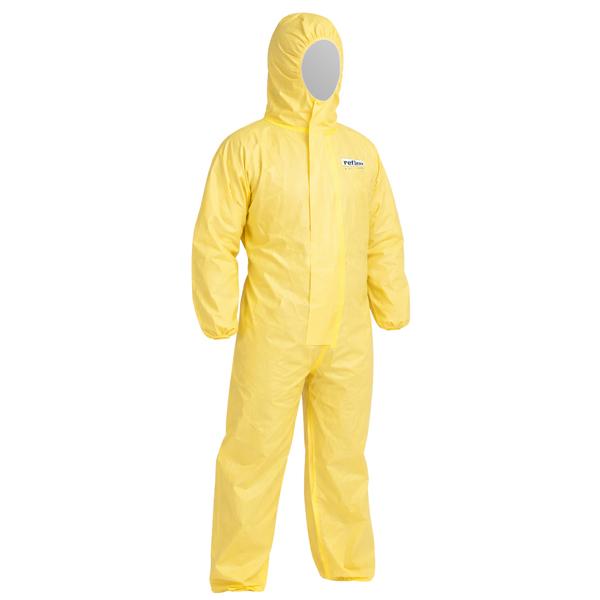 reflexx-tuta-protezione-chimica-cover-3456-pe-plp-taglia-xl-giallo