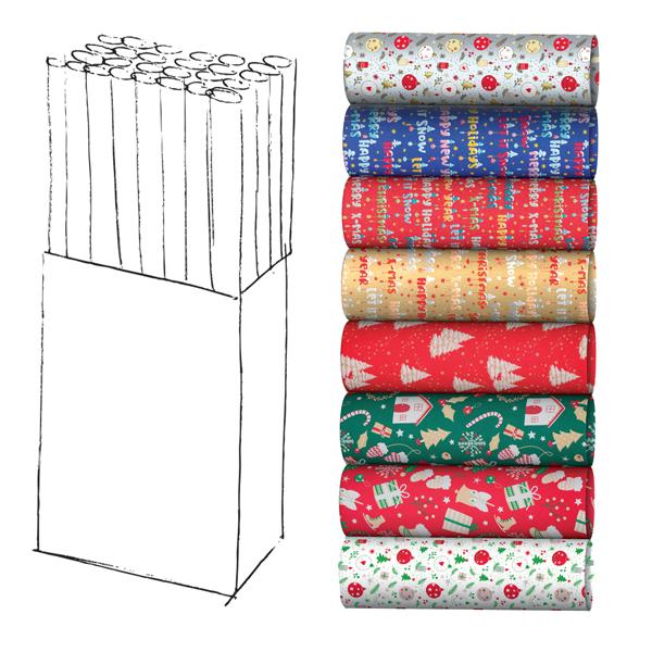 rex-sadoch-rotolo-ecocarta-fantasie-natale-70x200cm