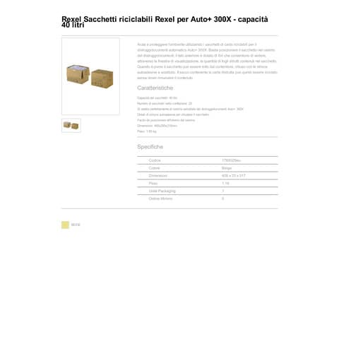 rexel-20-sacchi-carta-riciclabili-distruggidocumenti-40lt