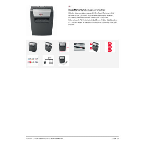 rexel-distruggidocumenti-momentum-x406-taglio-frammenti-2104569eu