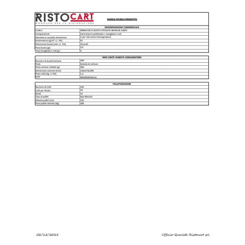 ristocart-buste-portaposate-carta-bianca-politenata-tovagliolo-2-veli-conf-100-pz-25x10-5-cm-wrbup2071