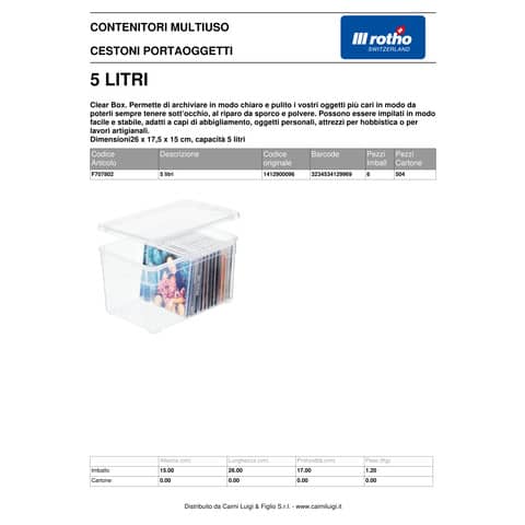 rotho-contenitore-clear-box-ppl-impilabile-trasparente-5-l-26x17-5x15-cm-f707802