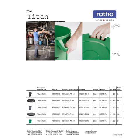 rotho-coperchio-pattumiera-titan-120-lt-verde-f600094