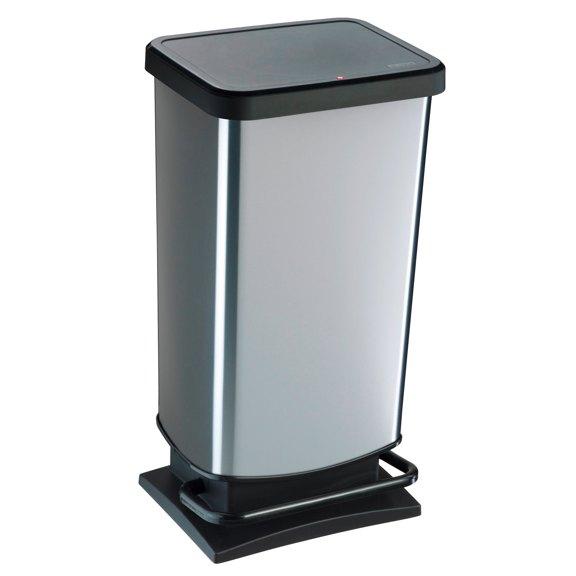 rotho-pattumiera-paso-40lt-pedale-ppl-metallizzato