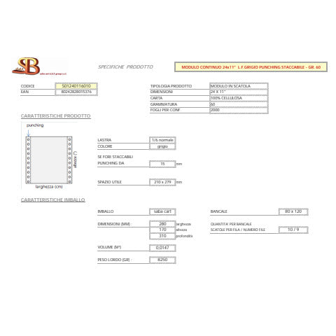 sabacart-moduli-continui-lettura-facilitata-24x11-60-g-mq-p-staccabili-grigio-conf-2000-ff-s01240116010