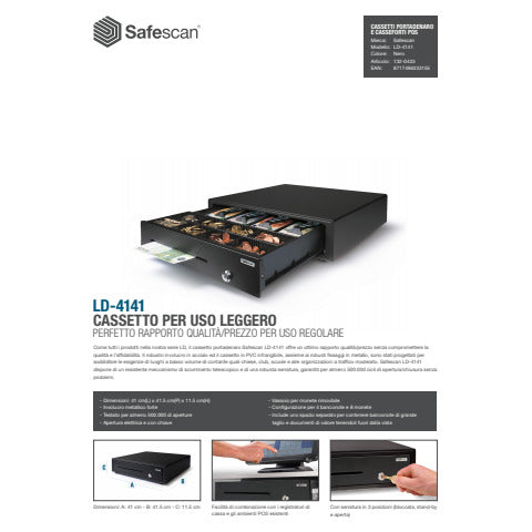 safescan-cassetto-portadenaro-ld-4141-metallo-plastica-nero-132-0423