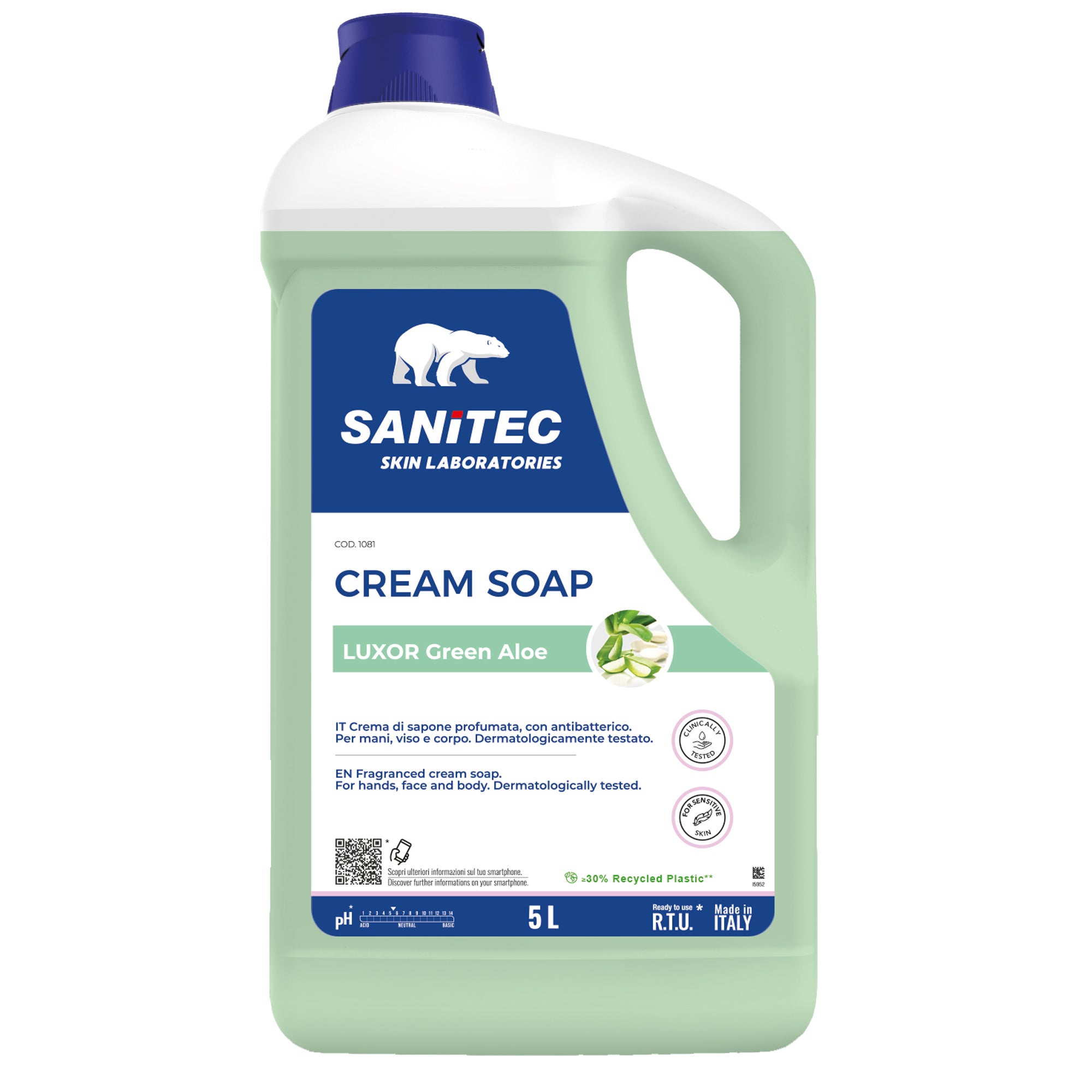 sanitec-crema-sapone-luxor-green-aloe-5lt