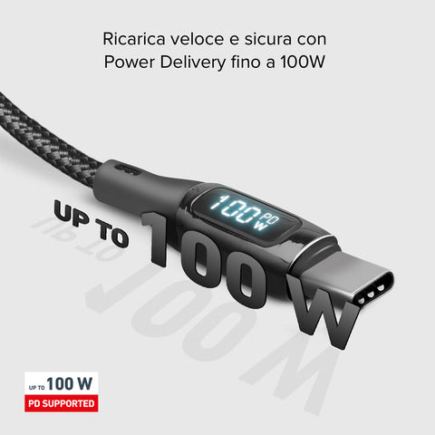 sbs-cavo-type-c-type-indicatore-lcd-lunghezza-1-m-nero-tecabletccled100wk