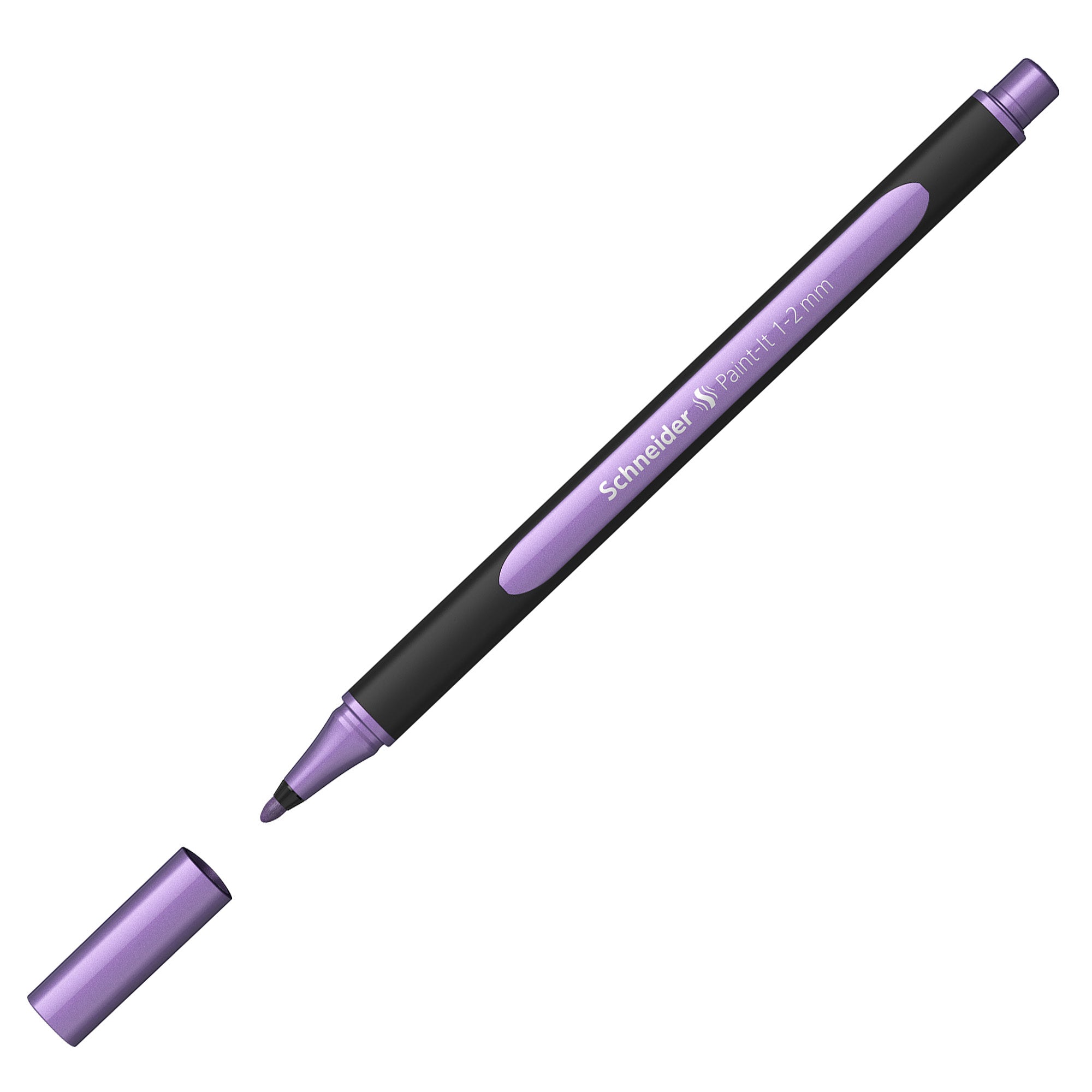 schneider-astuccio-4-pennarelli-metallic-liner-020-punta-1-2mm-colori-assortiti