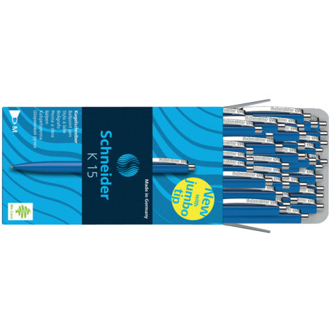 schneider-penna-sfera-scatto-k-15-ricaricabile-tratto-m-blu-conf-50-pezzi-p003083