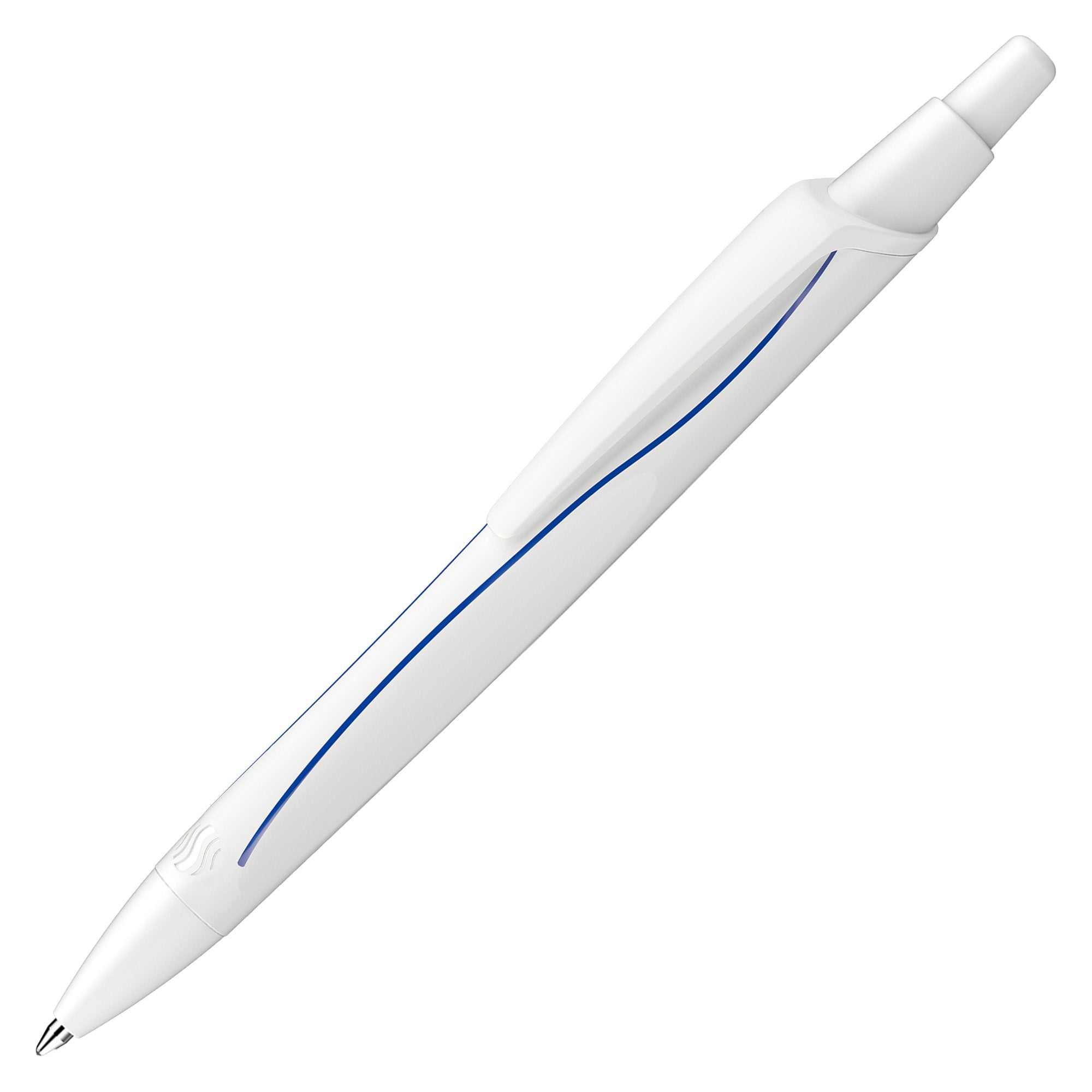 schneider-penna-sfera-scatto-reco-punta-m-fusto-bianco-inchiostro-blu
