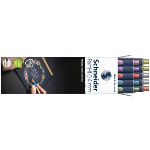 schneider-rollerball-paint-it-050-conf-10-colori-metallici-p700497