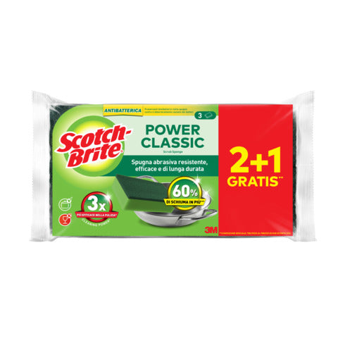 scotch-brite-spugna-abrasiva-scotch-brite-power-classic-antibatterica-conf-21-omaggio-24x110x203-mm-7100316712