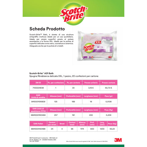 scotch-brite-spugna-fibrabianca-delicata-xxl-scotch-brite-a31-bath-135x189x18-mm-7100224838