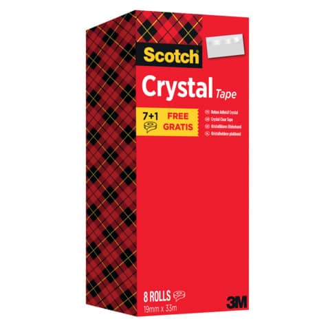 scotch-nastro-adesivo-scotch-crystal-600-supertrasparente-19-mm-x-33-mt-value-pack-71-gratis-6-1933r8