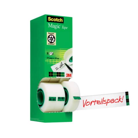 scotch-nastro-adesivo-scotch-magic-810-19-mm-x-33-m-trasparente-opaco-value-pack-7-rotoli-1-gratis-8-1933r8