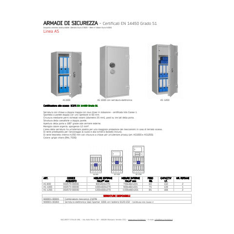 security-italia-armadio-sicurezza-as-800-certificato-en-14450-grado-s1-2-ripiani-110-lt-800x500x370-mm